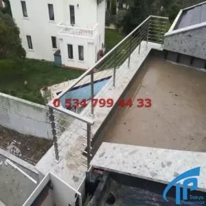 Paslanmaz Dekoratif Balkon Korkuluk, Paslanmaz Korkuluk / Trakya Paslanmaz